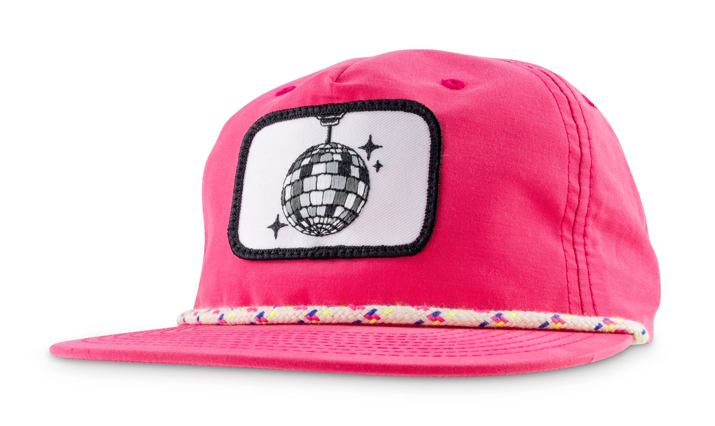 Disco Patch Rope Hat